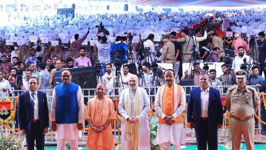 गृहमंत्री अमित शाह ने UPP में शामिल हुए 60,244 कार्मिकों को दिया मूल मंत्र, कहा, नियुक्तियों में न खर्च, न पर्ची, न सिफारिश और न ही जाति का भेदभाव