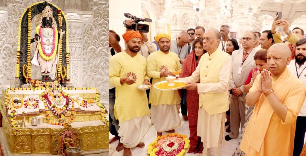 मॉरीशस के प्रधानमंत्री डॉ. नवीन चंद्र रामगुलाम ने किया अयोध्या रामलला के दर्शन