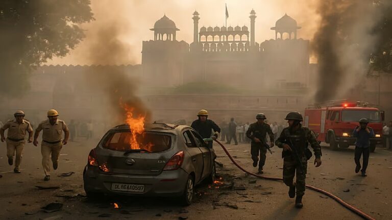 लाल किला ब्लास्ट: दिल्ली पुलिस की पांच टीमें सक्रिय, दूसरी लाल कार की तलाश