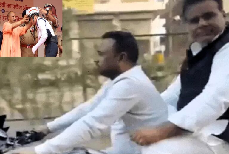 मुरादाबाद ट्रैफ‍िक पुलिस और योगी सरकार पर भारी सपा व‍िधायक