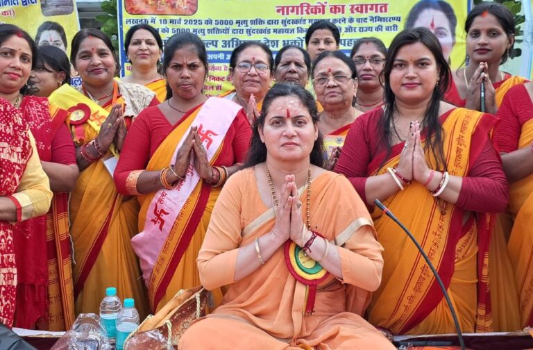 ‘सुंदरकांड महाअभियान’ की देशव्यापी पहचान, सनातन ध्वज वाहिका सपना गोयल ने दिया आयोजन का विवरण